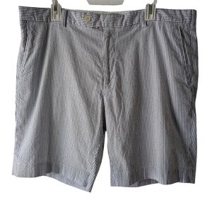 Brooks Brothers Men's Striped Flatfront Bermuda Shorts W40